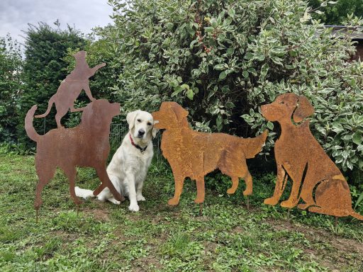 Gartenstecker Gartenstecker aus Rost